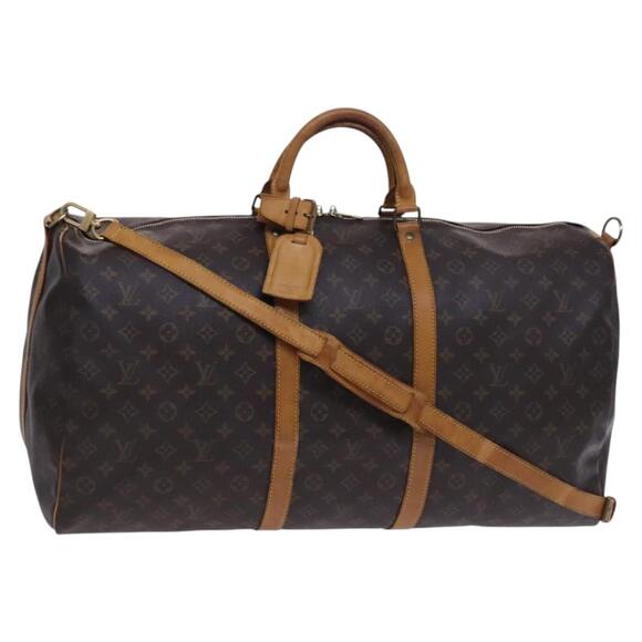 LOUIS VUITTON Monogram Keepall Bandouliere 60 Boston Bag M41412 - Picture 1 of 16